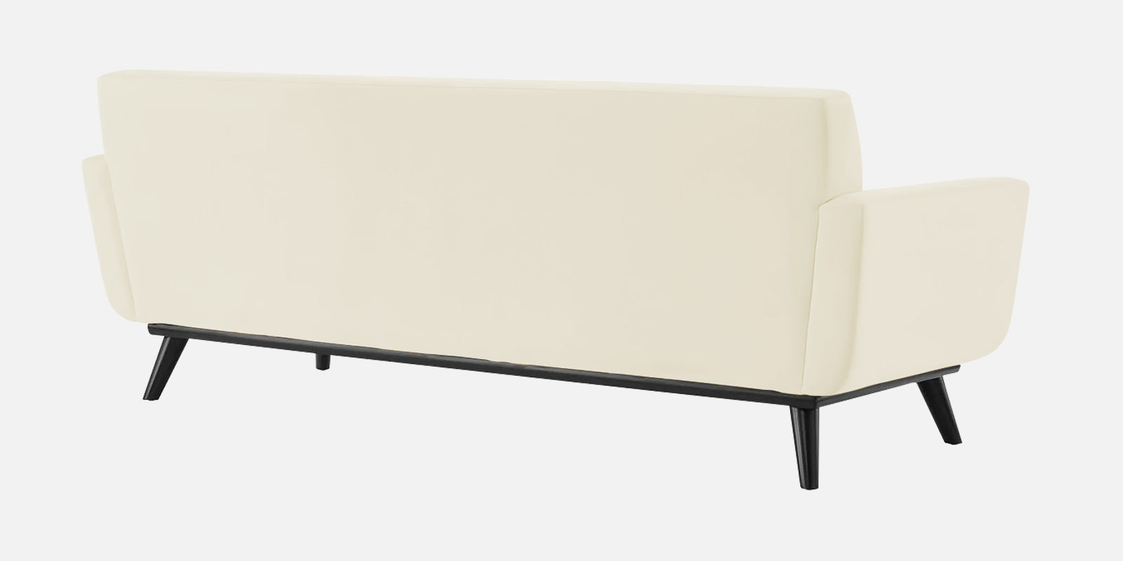 Tucker Velvet 3 Seater Sofa In Warm White Colour - Febonic Living