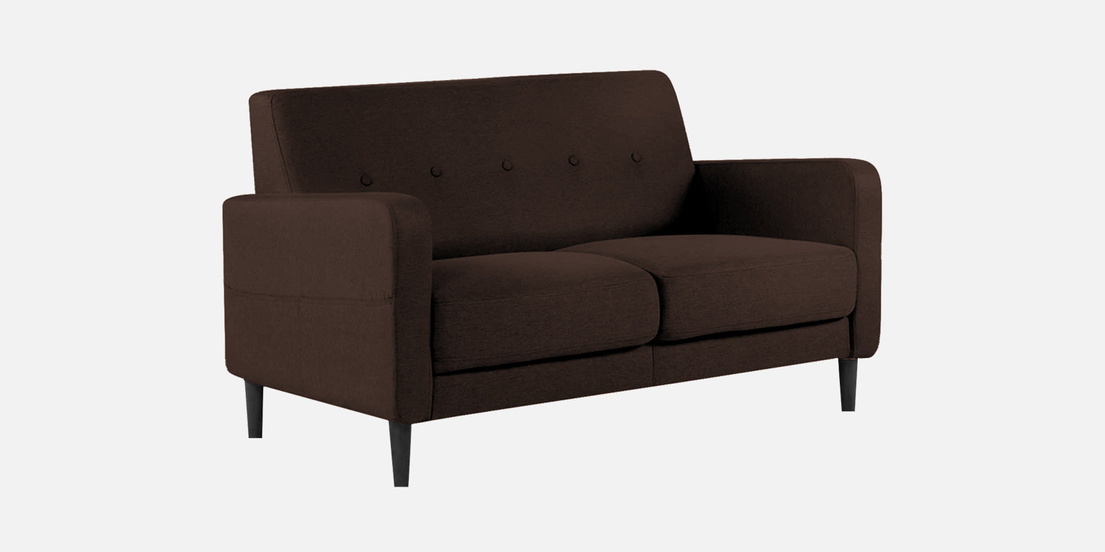 Marq Fabric 2 Seater Sofa In Coffee Brown Colour - Febonic Living