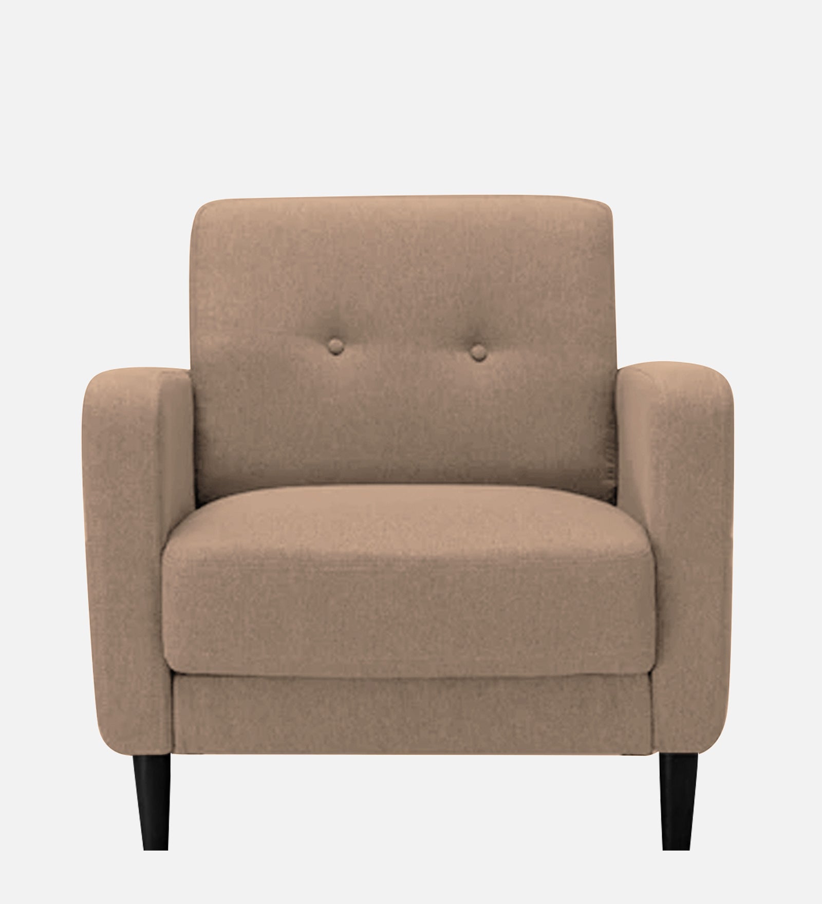 Marq Fabric 1 Seater Sofa In  Cookie Beige Colour - Febonic Living