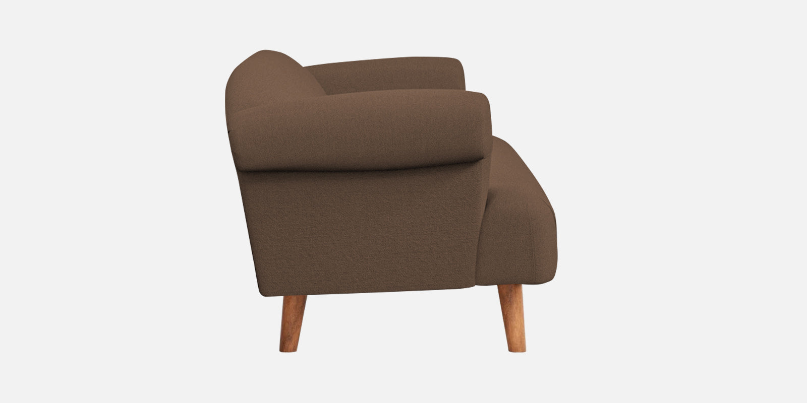 Barber Fabric 2 Seater Sofa In Rose Brown Colour - Febonic Living