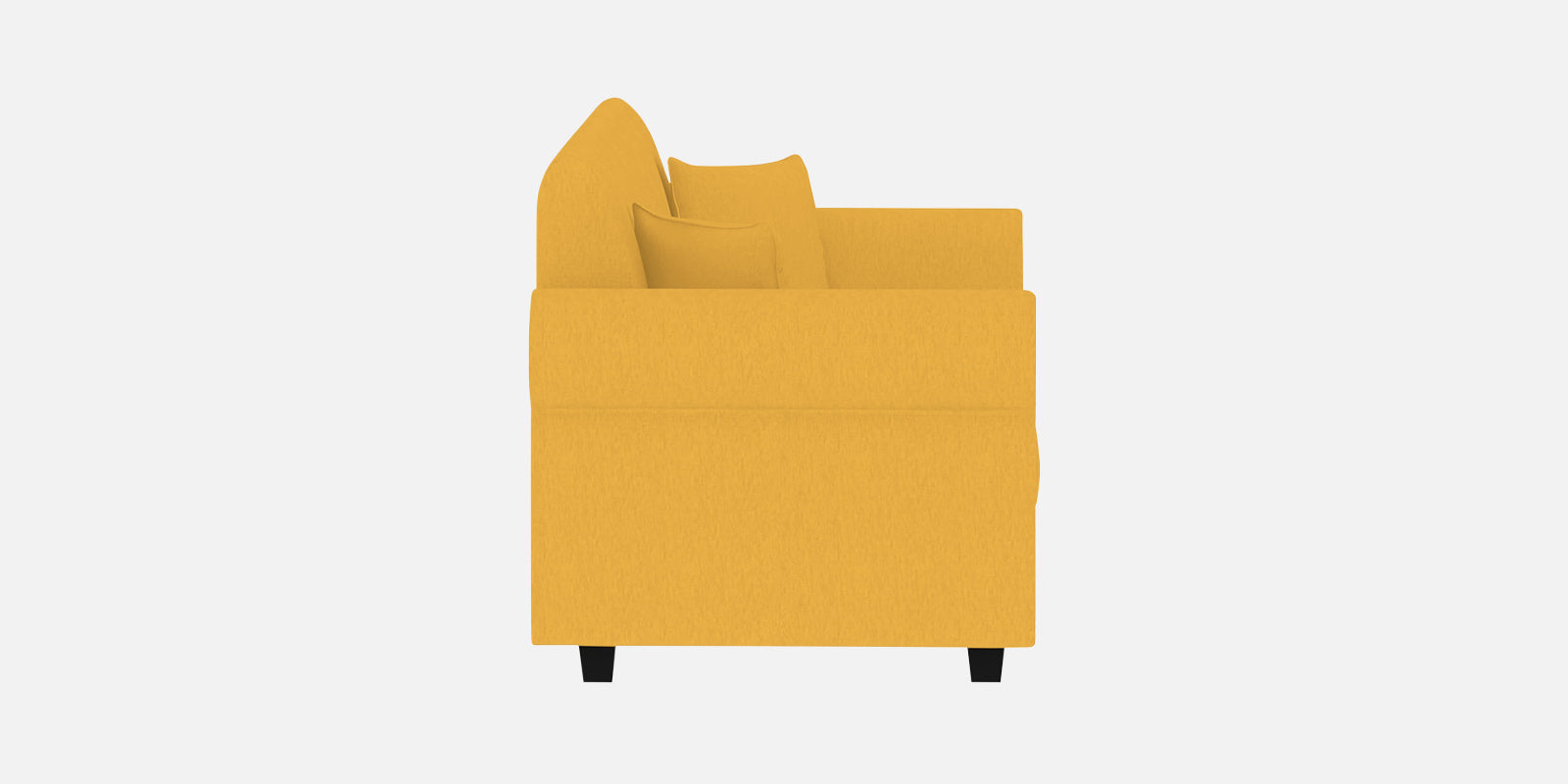 Derado Fabric 2 Seater Sofa In Bold Yellow Colour - Febonic Living