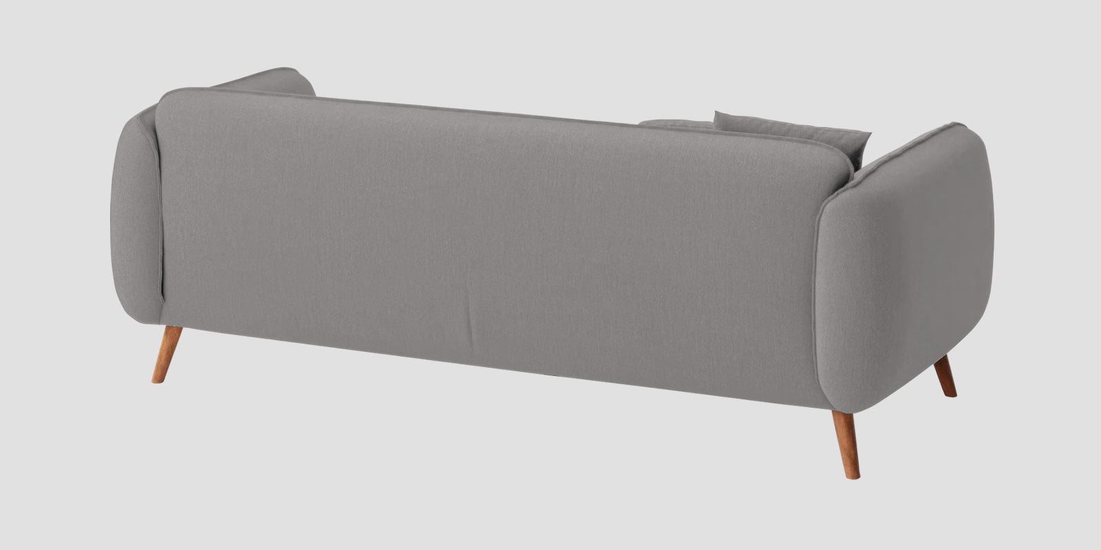 Zia Fabric 3 Seater Sofa In Silver Grey Colour - Febonic Living