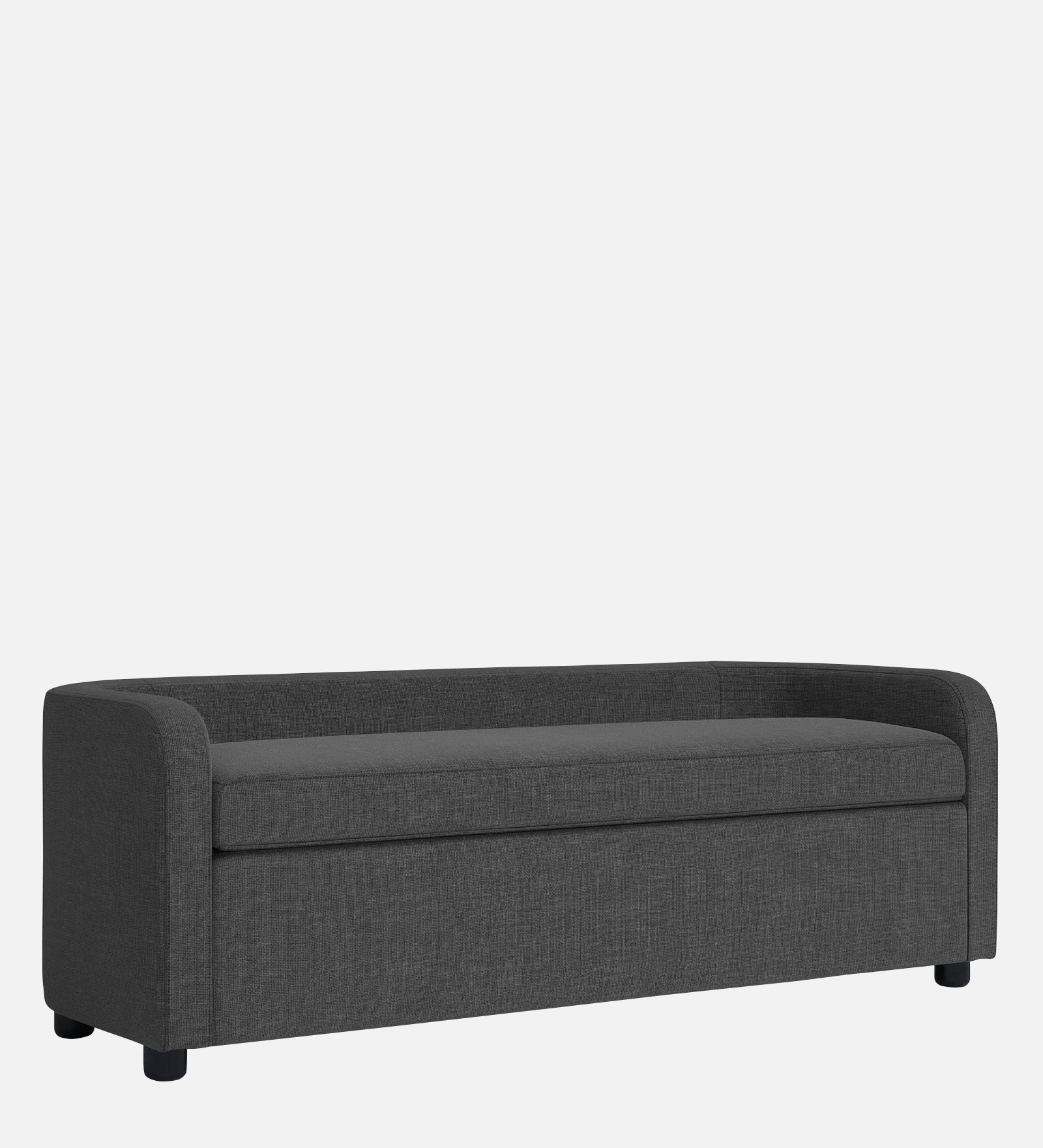 Cooper Fabric Storage Bench In Charcoal Grey Colour - Febonic Living
