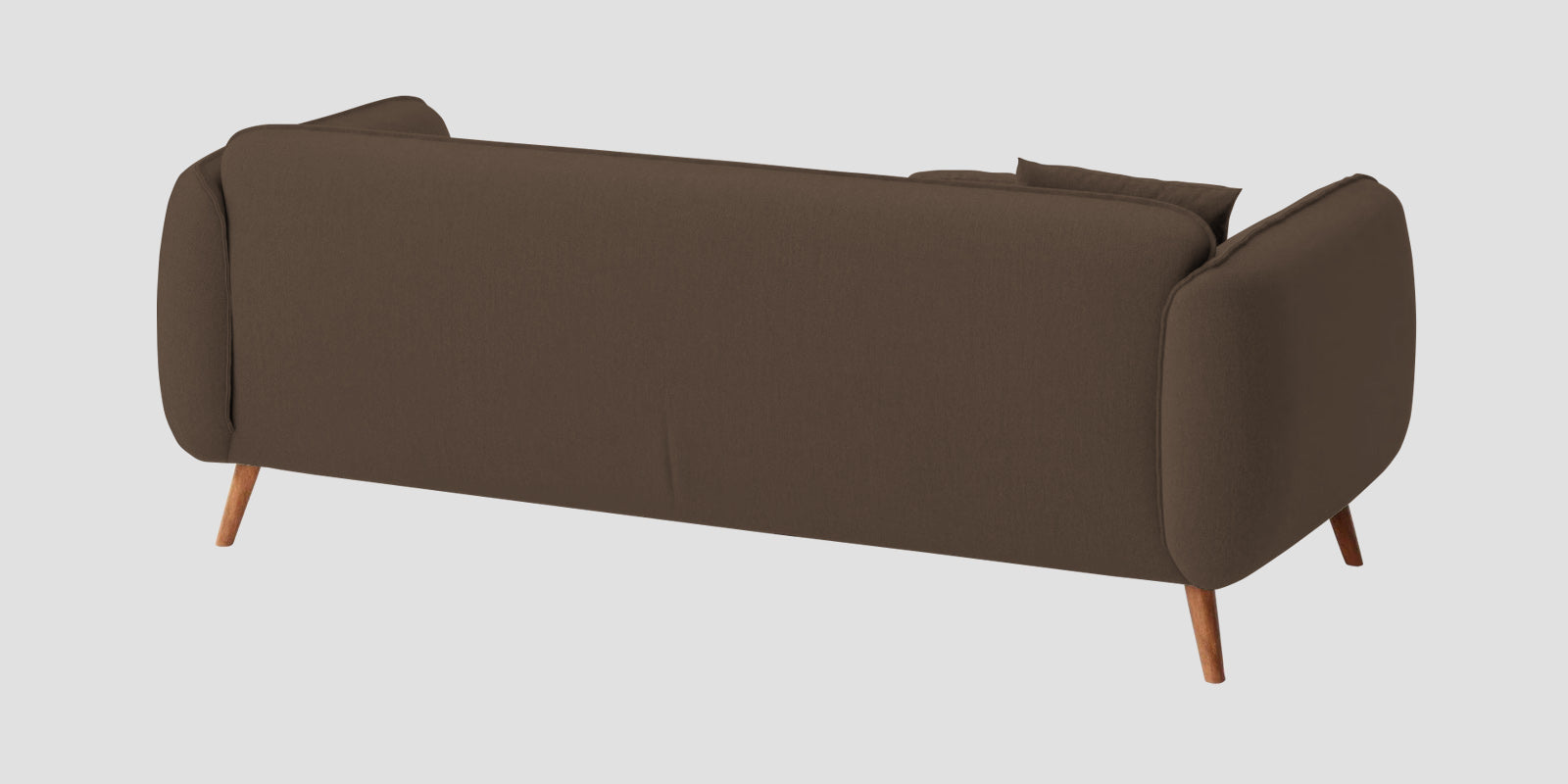 Zia Fabric 3 Seater Sofa In Rosy Brown Colour - Febonic Living