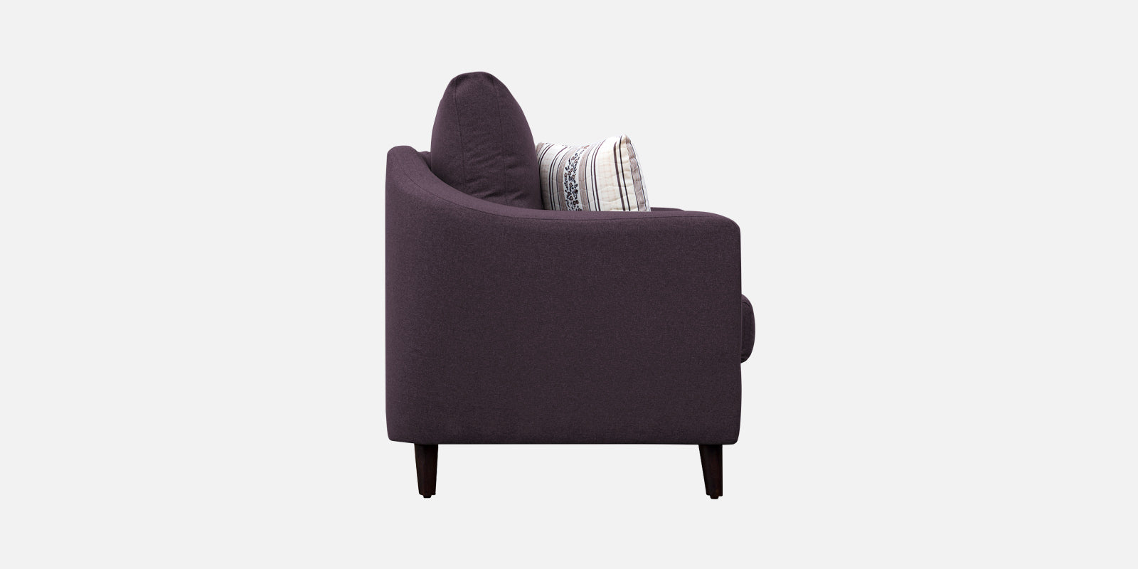 Kevin Fabric 2 Seater Sofa In Greek Purple Colour