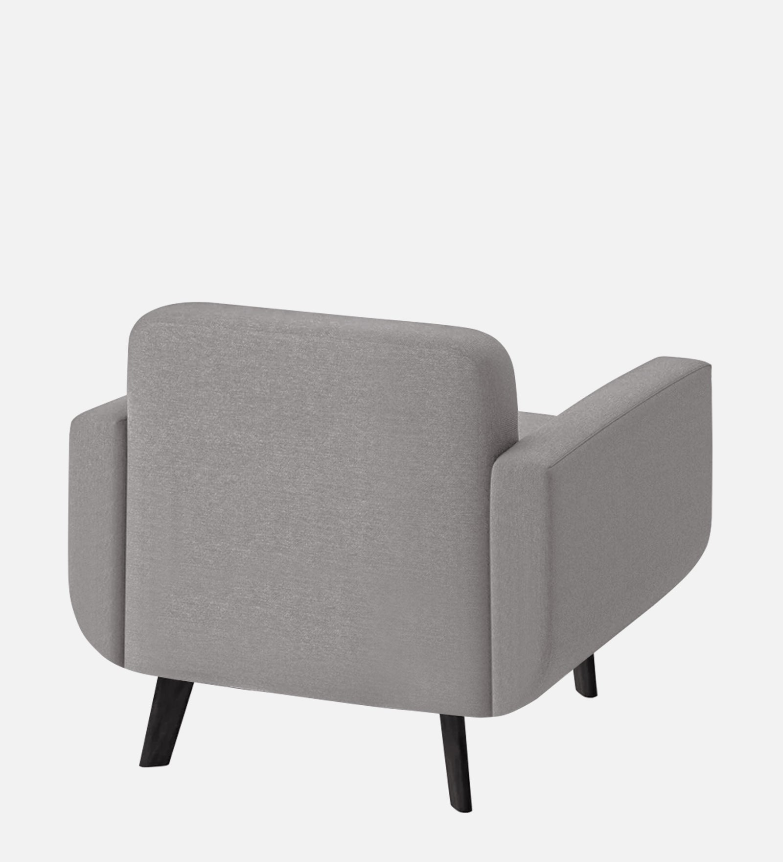 Marsela Fabric 1 Seater Sofa In Silver Grey Colour - Febonic Living