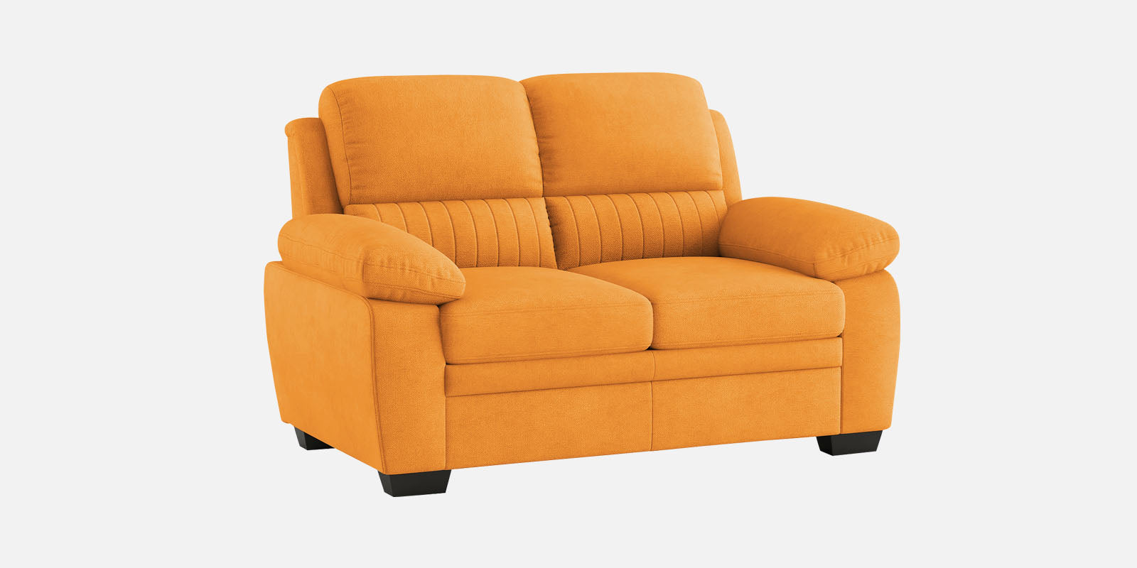 Miranda Velvet 2 Seater Sofa In Tangerine orange Colour - Febonic Living