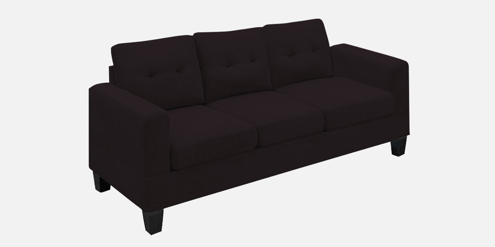 Thomas Fabric 3 Seater Sofa In Cara Brown Colour - Febonic Living