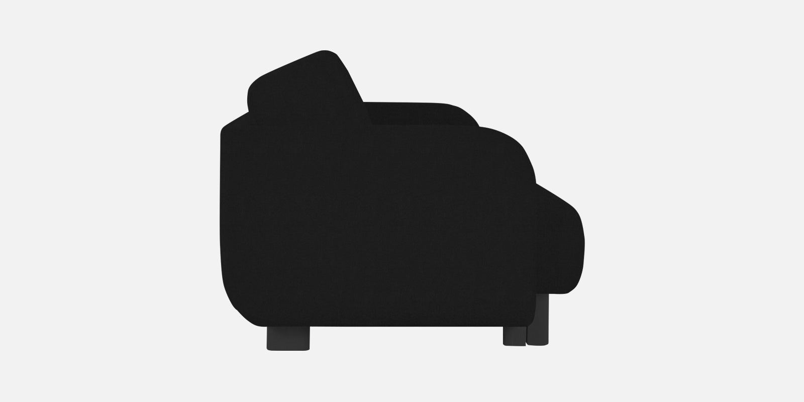 Varu Fabric 2 Seater Sofa In Zed Black Colour - Febonic Living