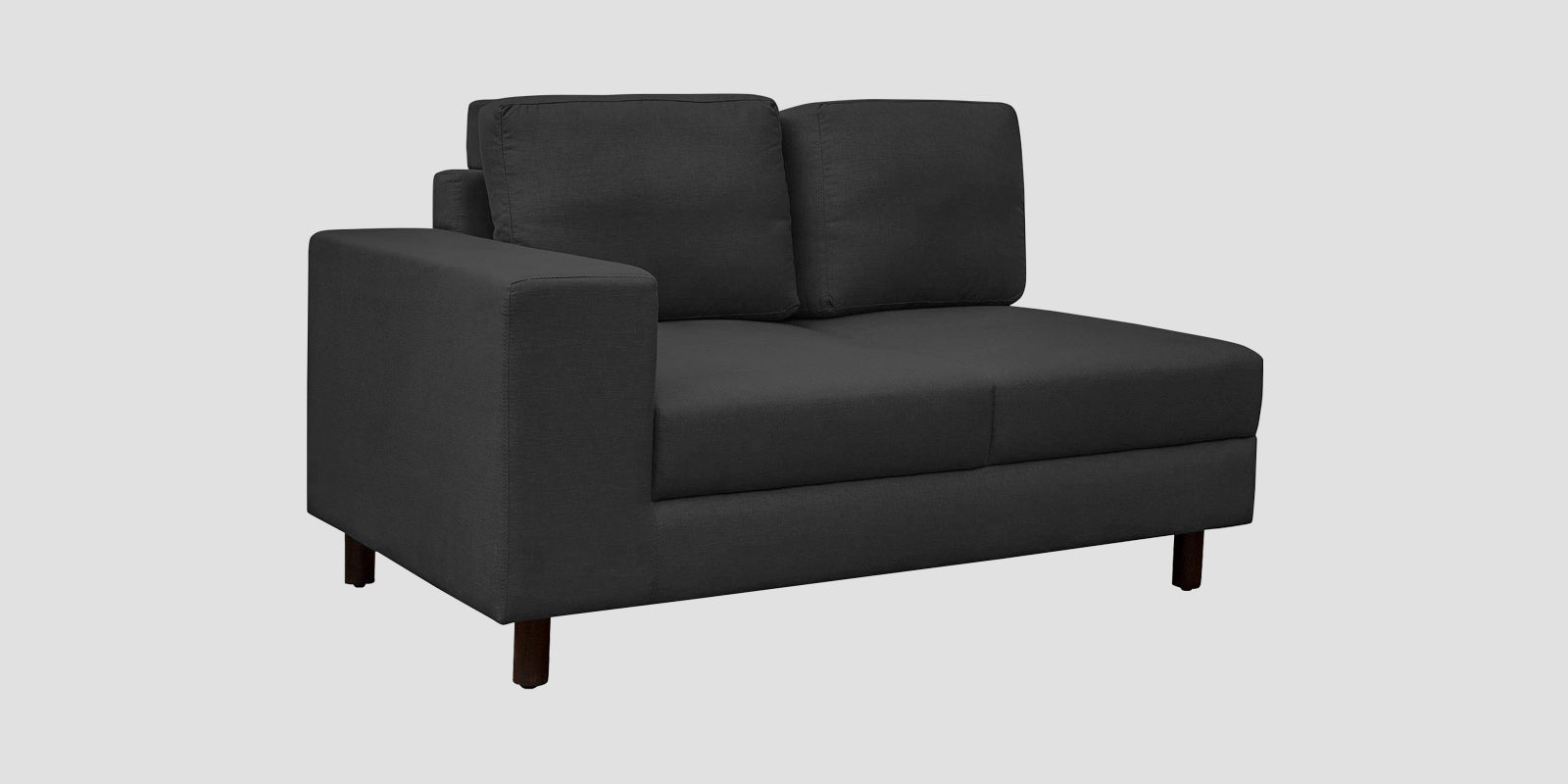 Betty Fabric 6 Seater RHS Corner Sofa In Stone Grey Colour - Febonic Living