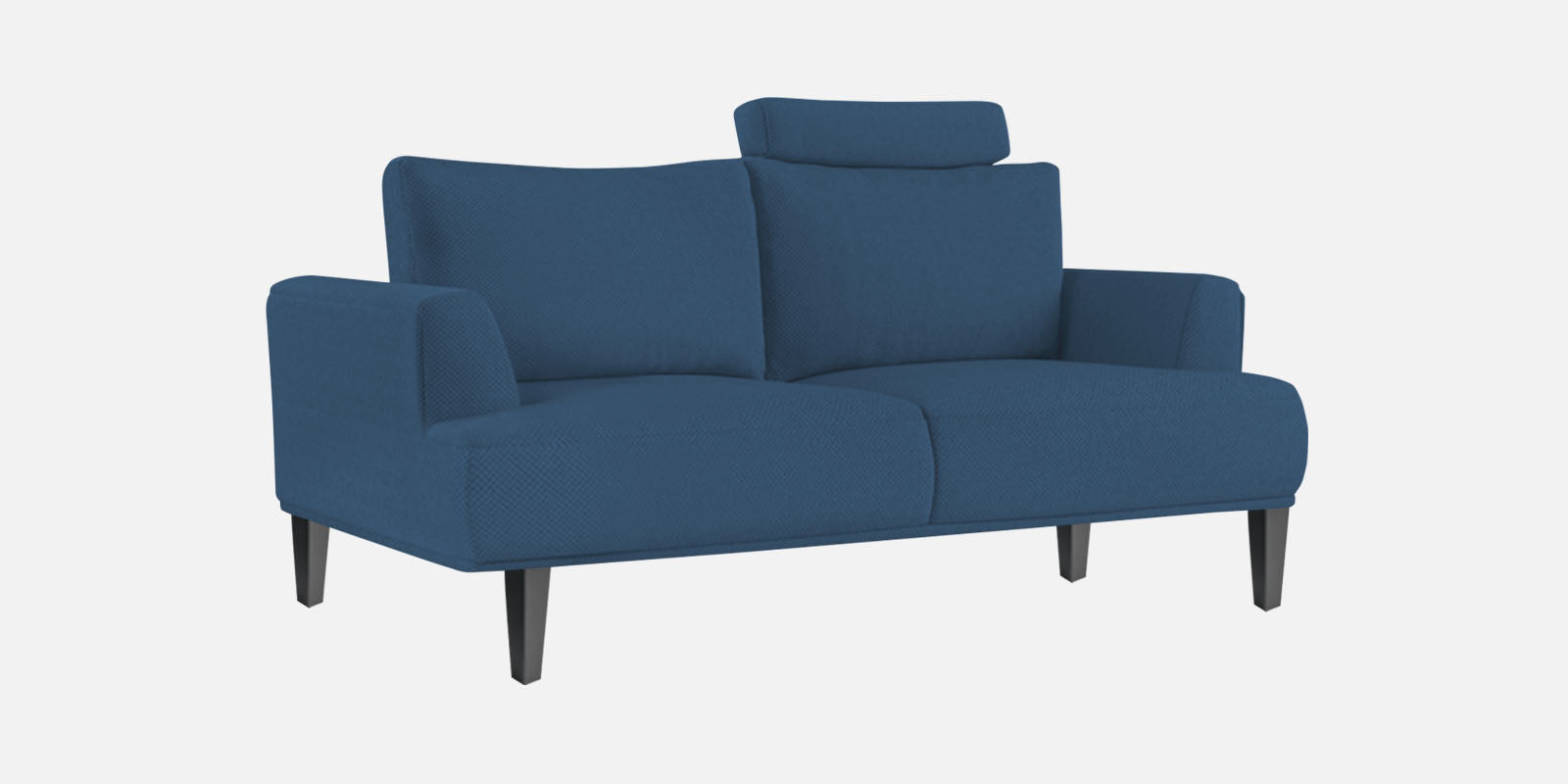 Como Fabric 2 Seater Sofa In Light Blue Colour - Febonic Living