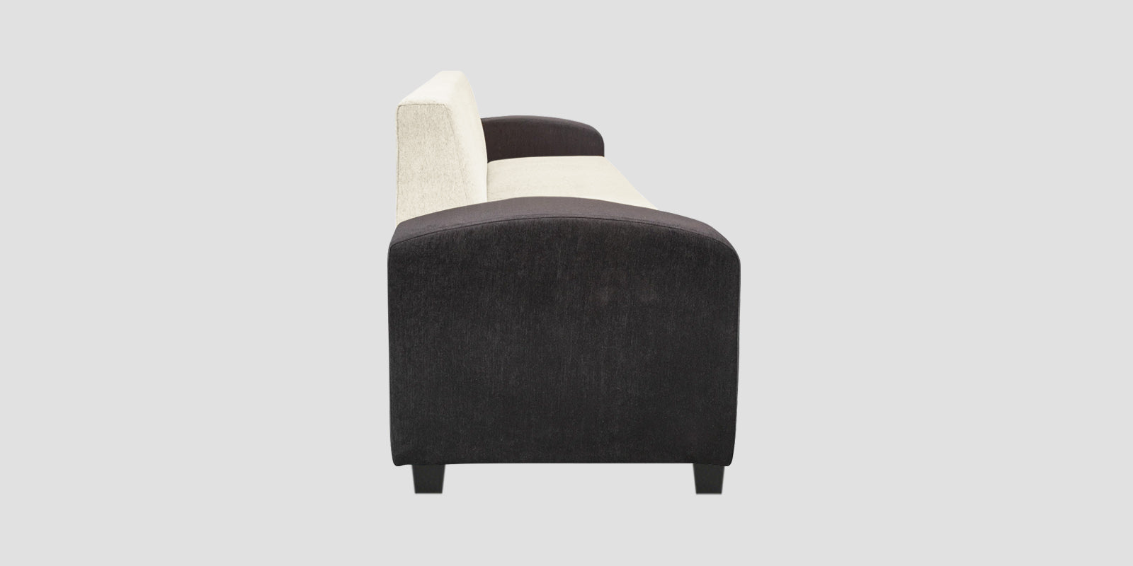 Alex Fabric 3 Seater Sofa In Ivory Cream Colour