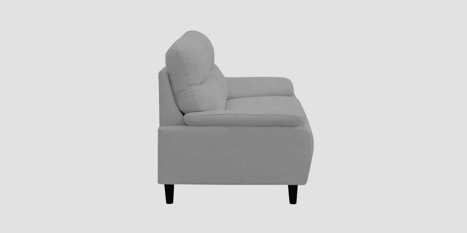 Zibby Fabric 3 Seater Sofa In Dim Grey Colour Febonic Living