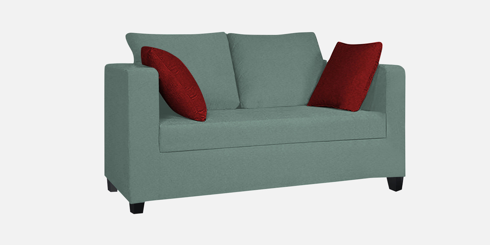 Nuska Fabric 2 Seater Sofa In Suka Grey Colour - Febonic Living