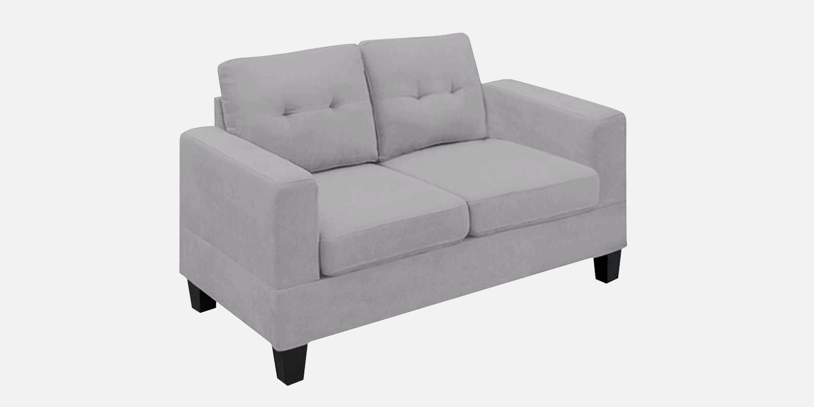 Thomas Fabric 2 Seater Sofa In Lit Grey Colour - Febonic Living