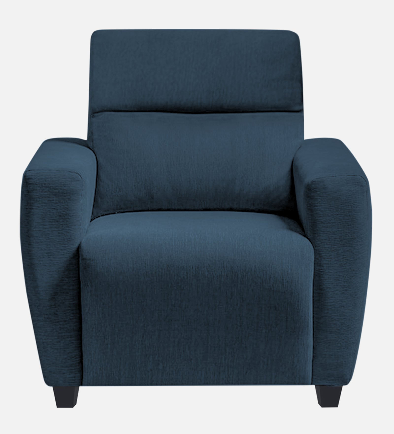 Bakadi Fabric 1 Seater Sofa In Light Blue Colour - Febonic Living