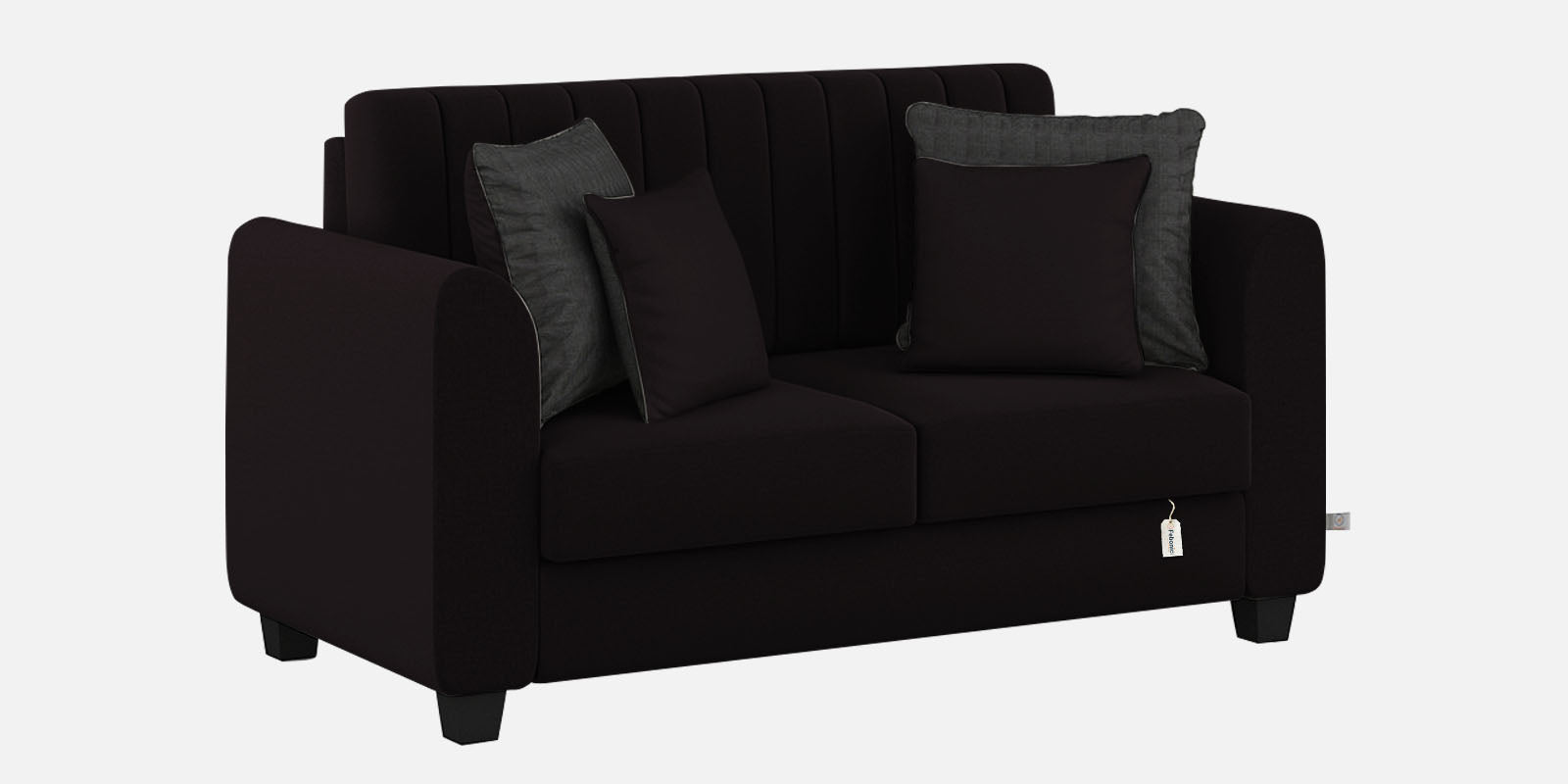 Cosmic Fabric 2 Seater Sofa In Cara Brown Colour - Febonic Living