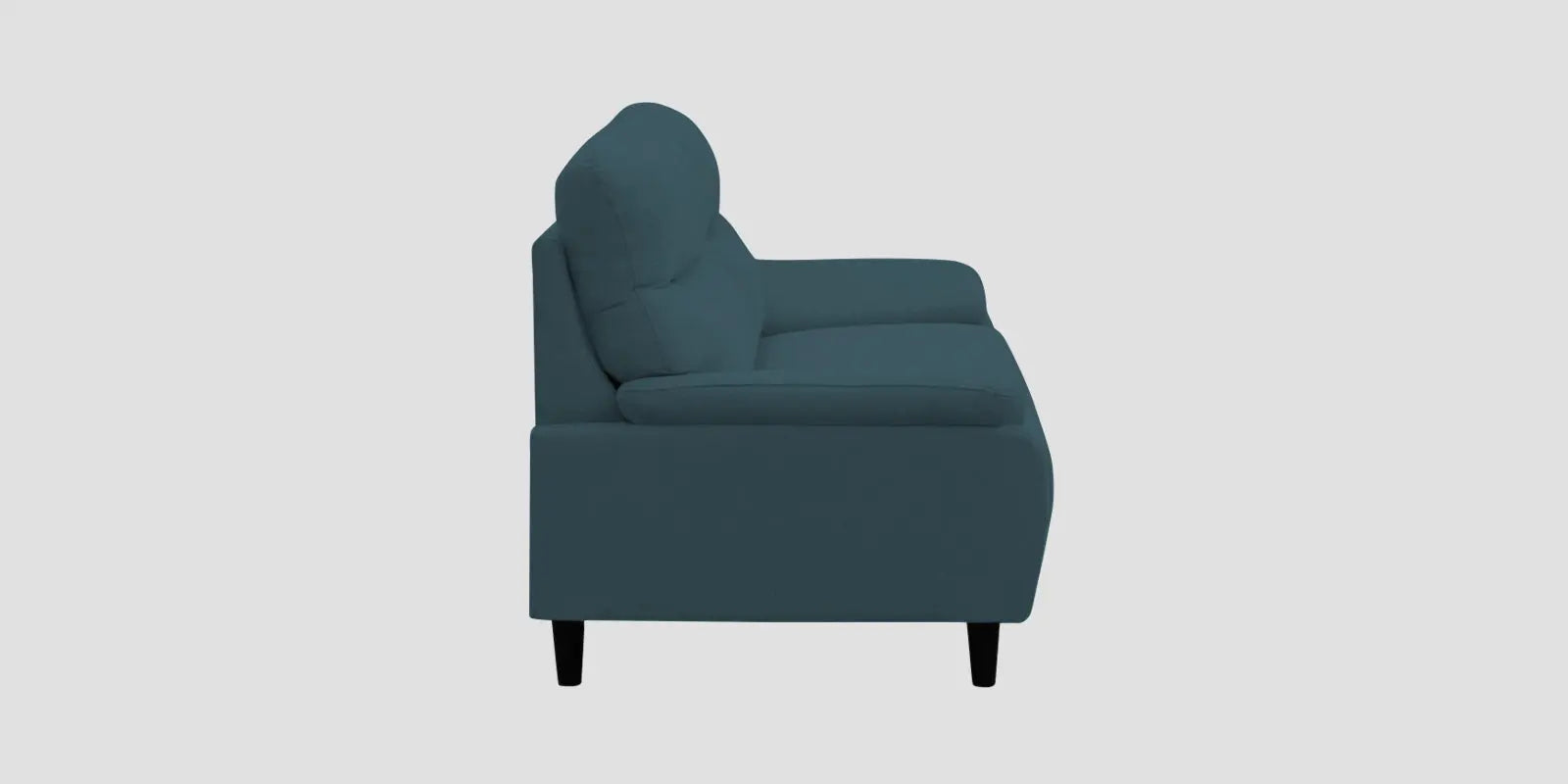 Zibby Fabric 3 Seater Sofa In Sea Blue Colour Febonic Living