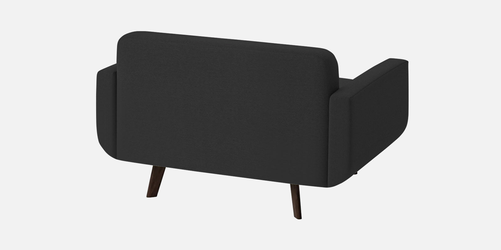 Marsela Fabric 2 Seater Sofa In Bitter Black Colour - Febonic Living
