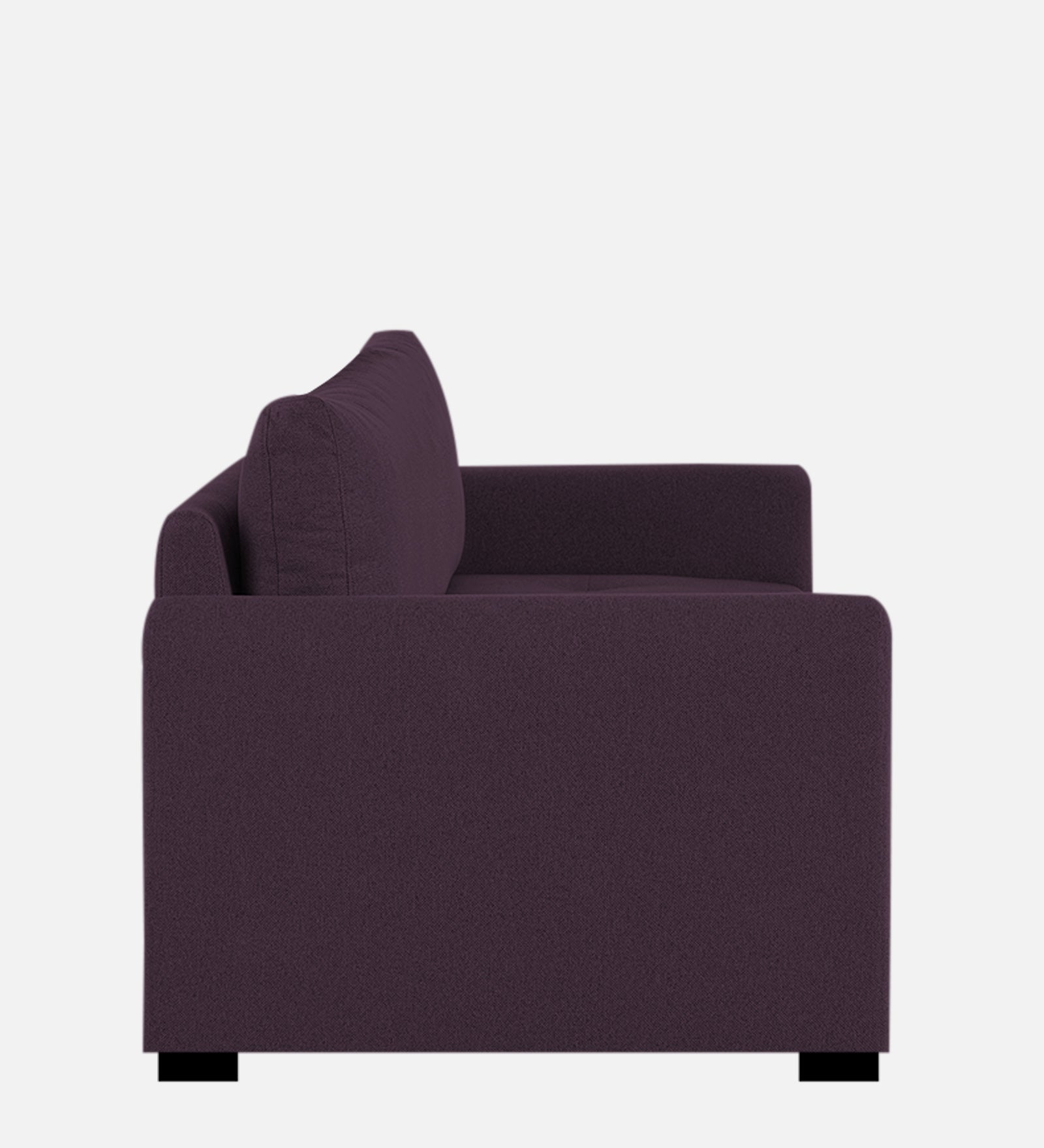 Sigma Fabric 1 Seater Sofa In Greek Purple Colour - Febonic Living
