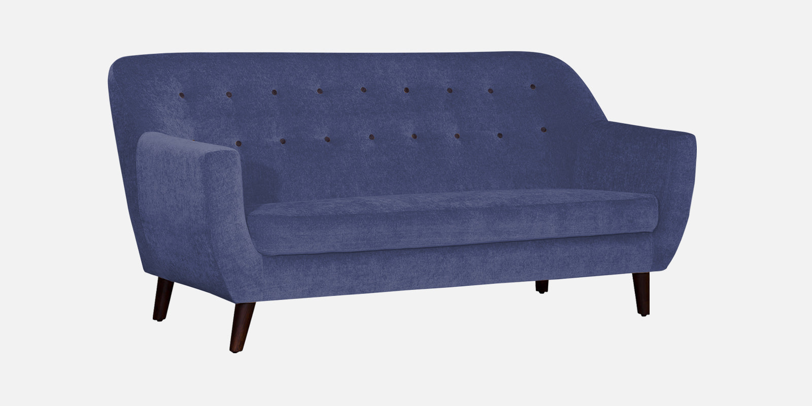 German Fabric 3 Seater Sofa In Slate Blue Colour - Febonic Living