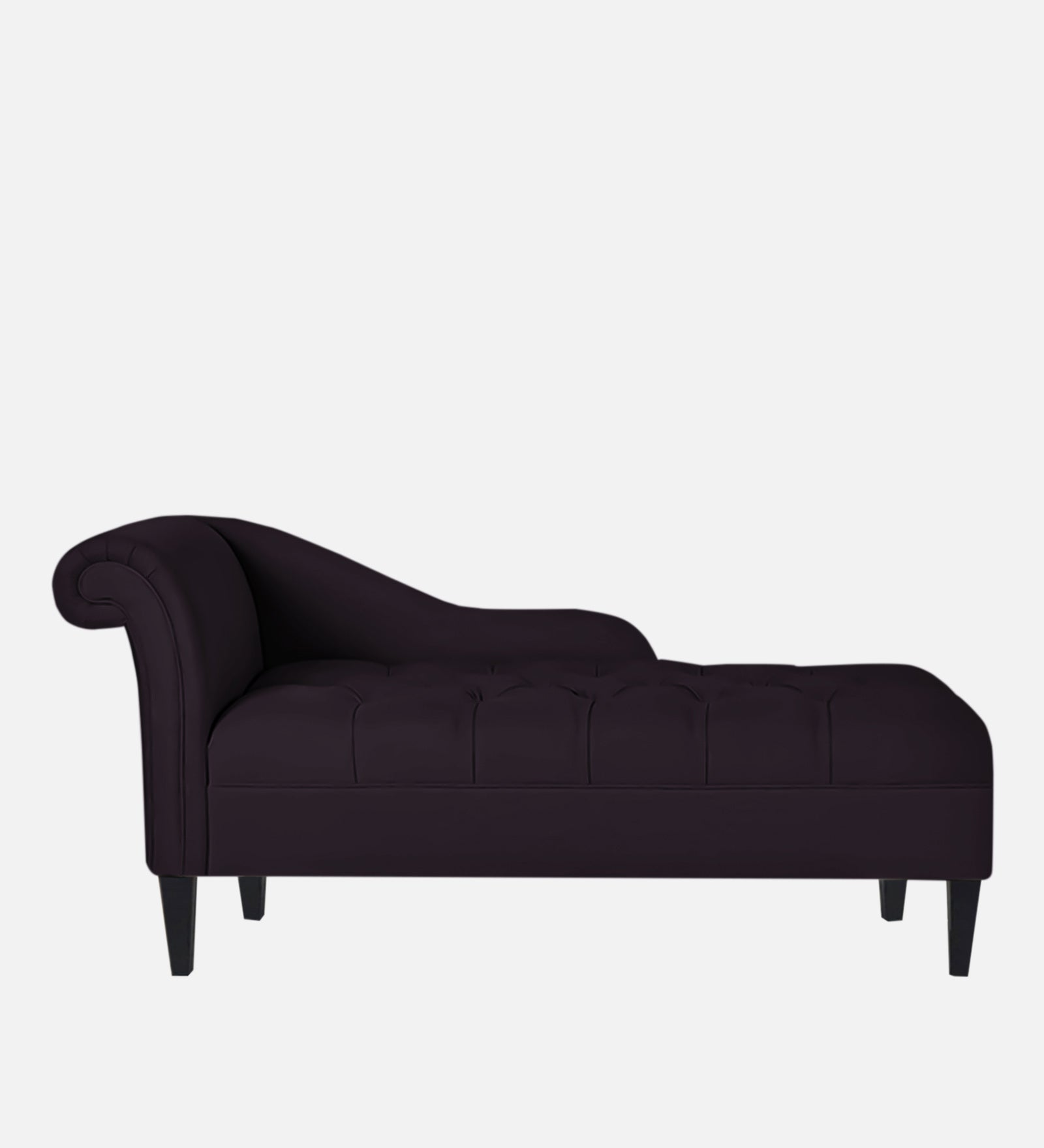 Adria Fabric RHS Chaise Lounger In Cara Brown Colour - Febonic Living