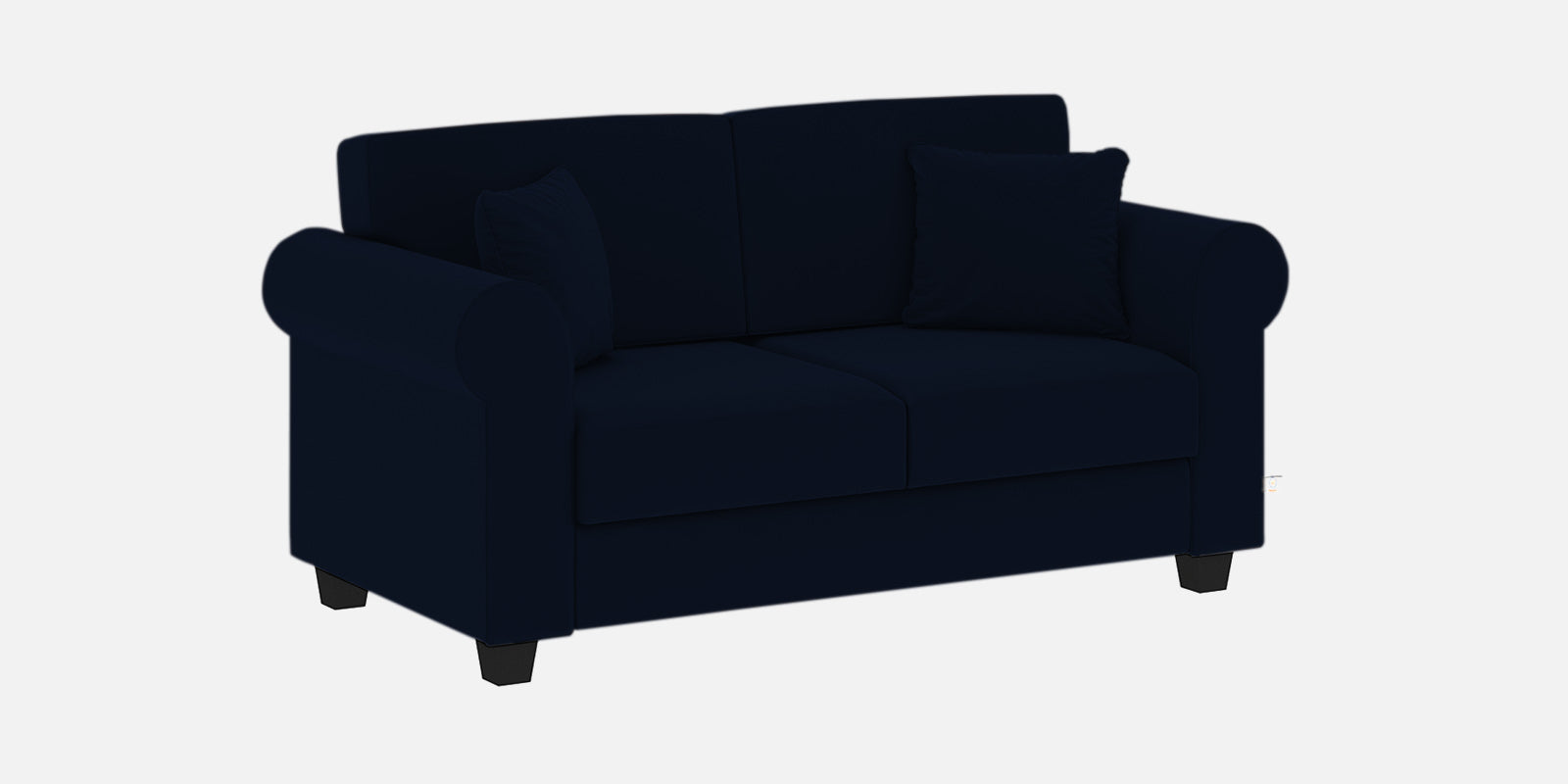 Numonk Velvet 2 Seater Sofa In Dark Blue Colour - Febonic Living