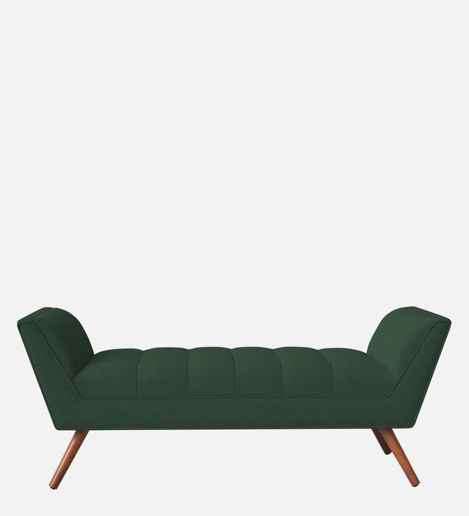 Cartes Velvet Bench In Amazon Green Colour - Febonic Living