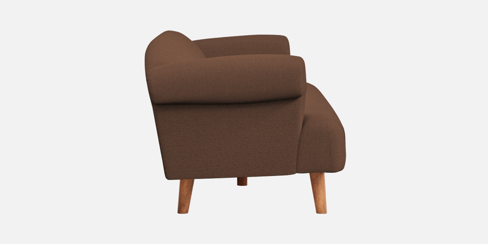 Barber Fabric 3 Seater Sofa In Ash Brown Colour - Febonic Living