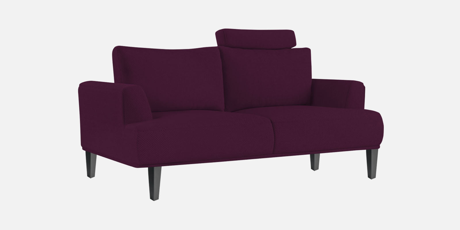 Como Fabric 2 Seater Sofa In Greek Purple Colour - Febonic Living