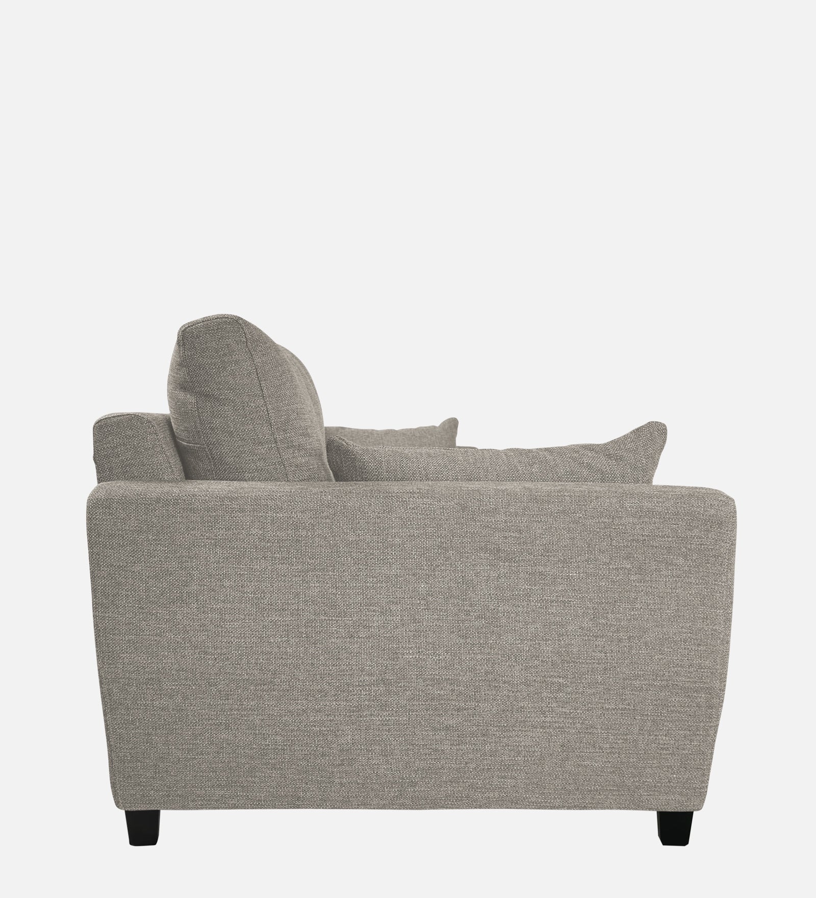 Mario Fabric 1 Seater Sofa In Ash Grey Colour - Febonic Living