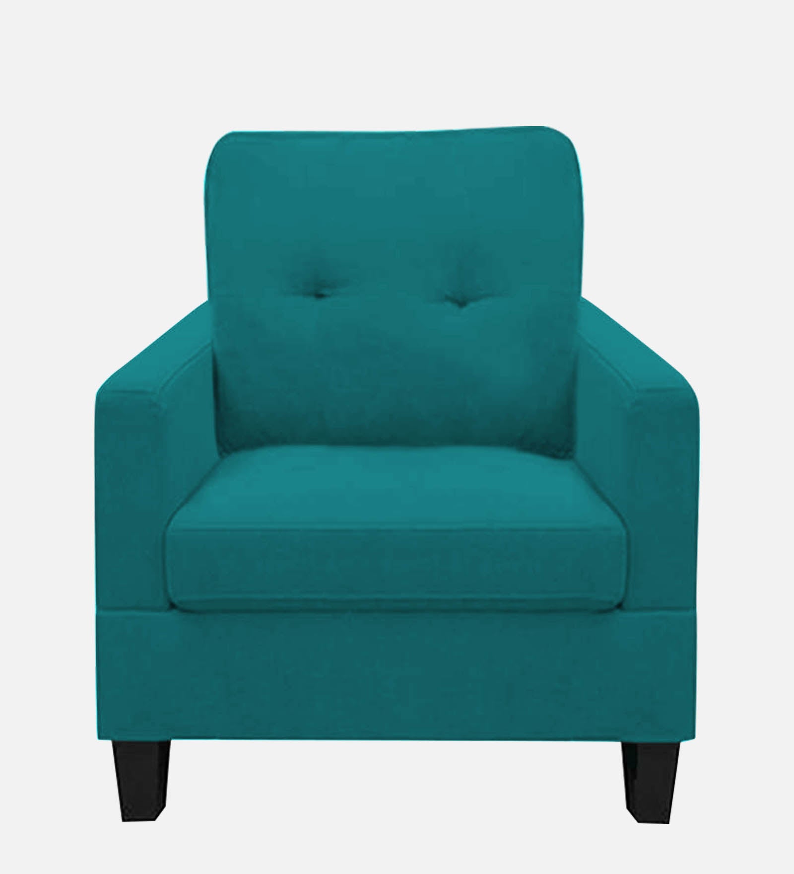 Thomas Fabric 1 Seater Sofa In Sea Green Colour - Febonic Living
