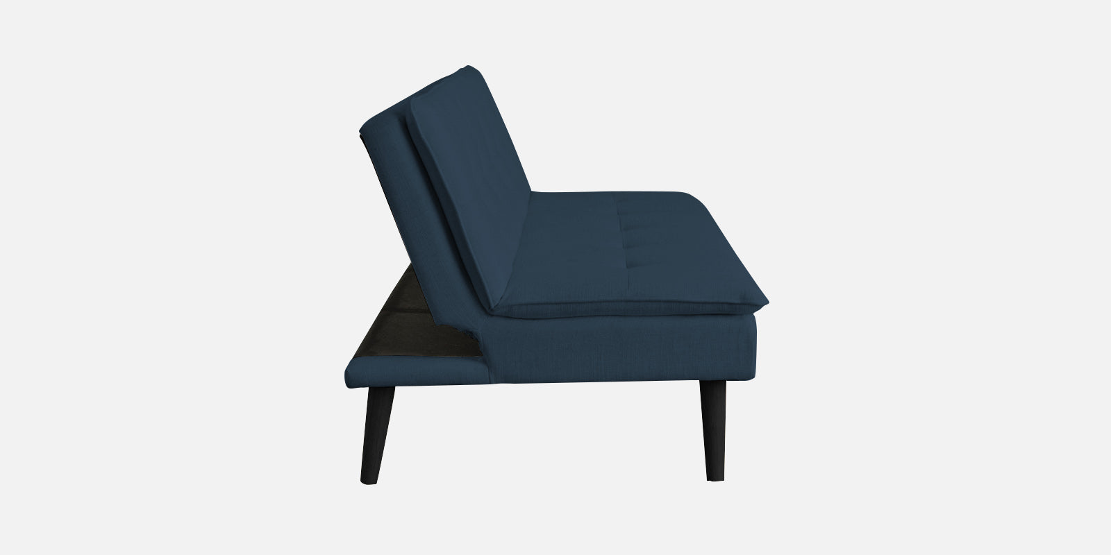 Toner Fabric 3 Seater Convertible Sofa Cum Bed In Light Blue Colour - Febonic Living