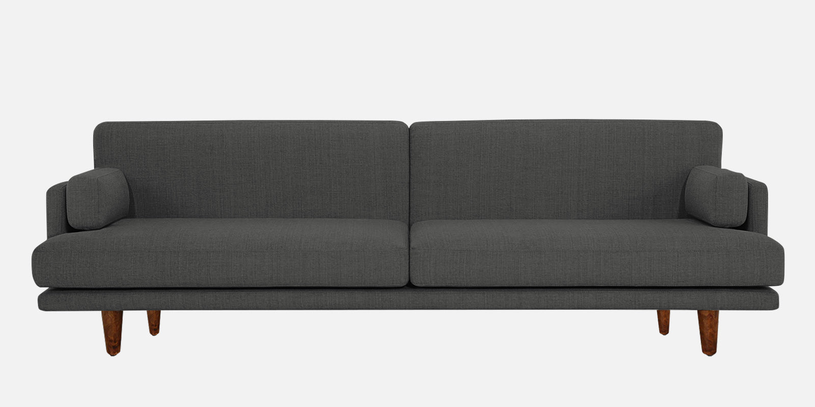 Ricky Fabric 3 Seater Sofa In Charcoal Grey Colour - Febonic Living