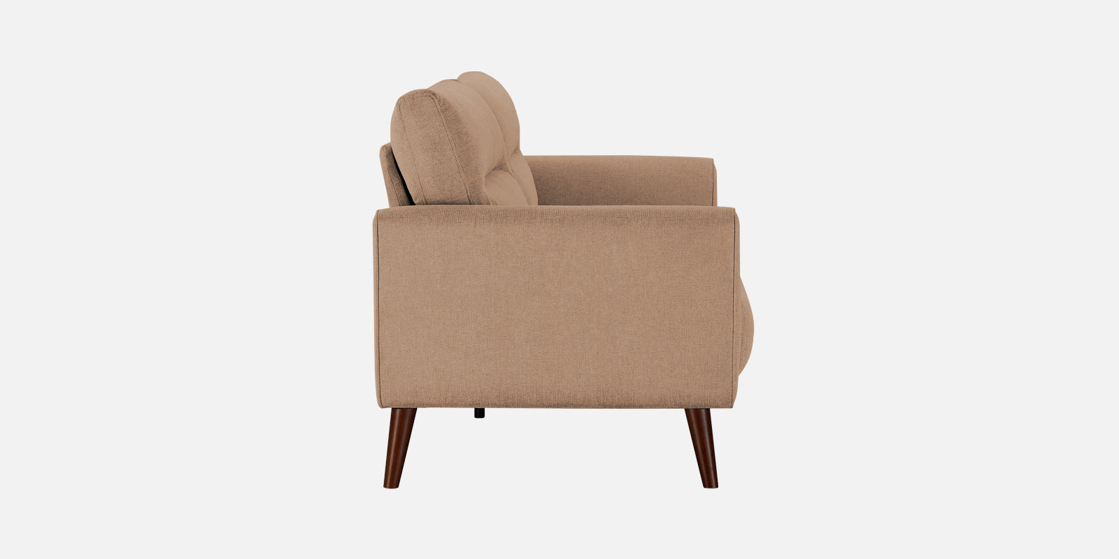 Castro Fabric 2 Seater Sofa In Cosmic Beige Colour - Febonic Living