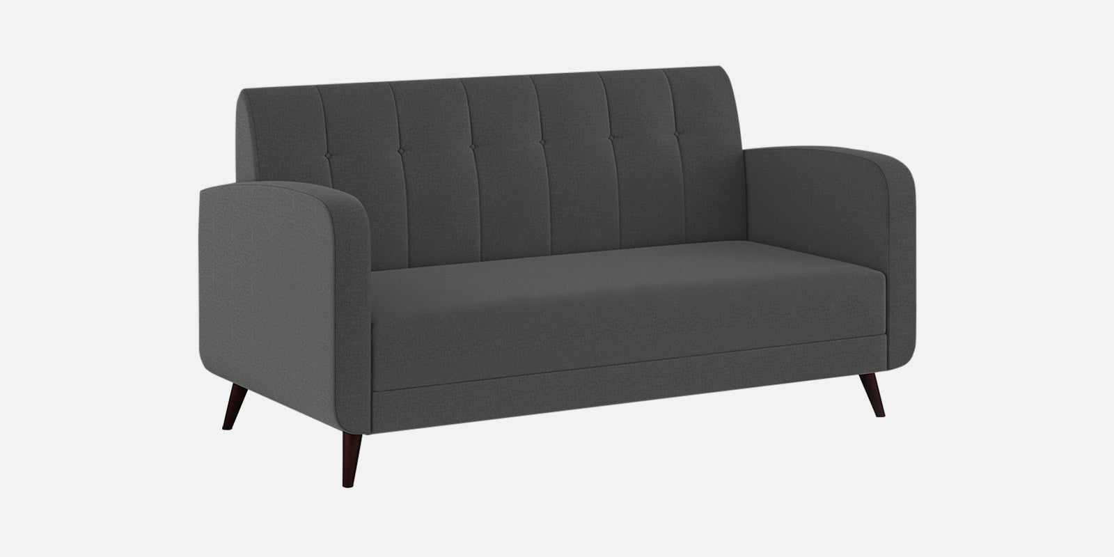 Wiki Velvet 3 Seater Sofa In Davy grey Colour - Febonic Living