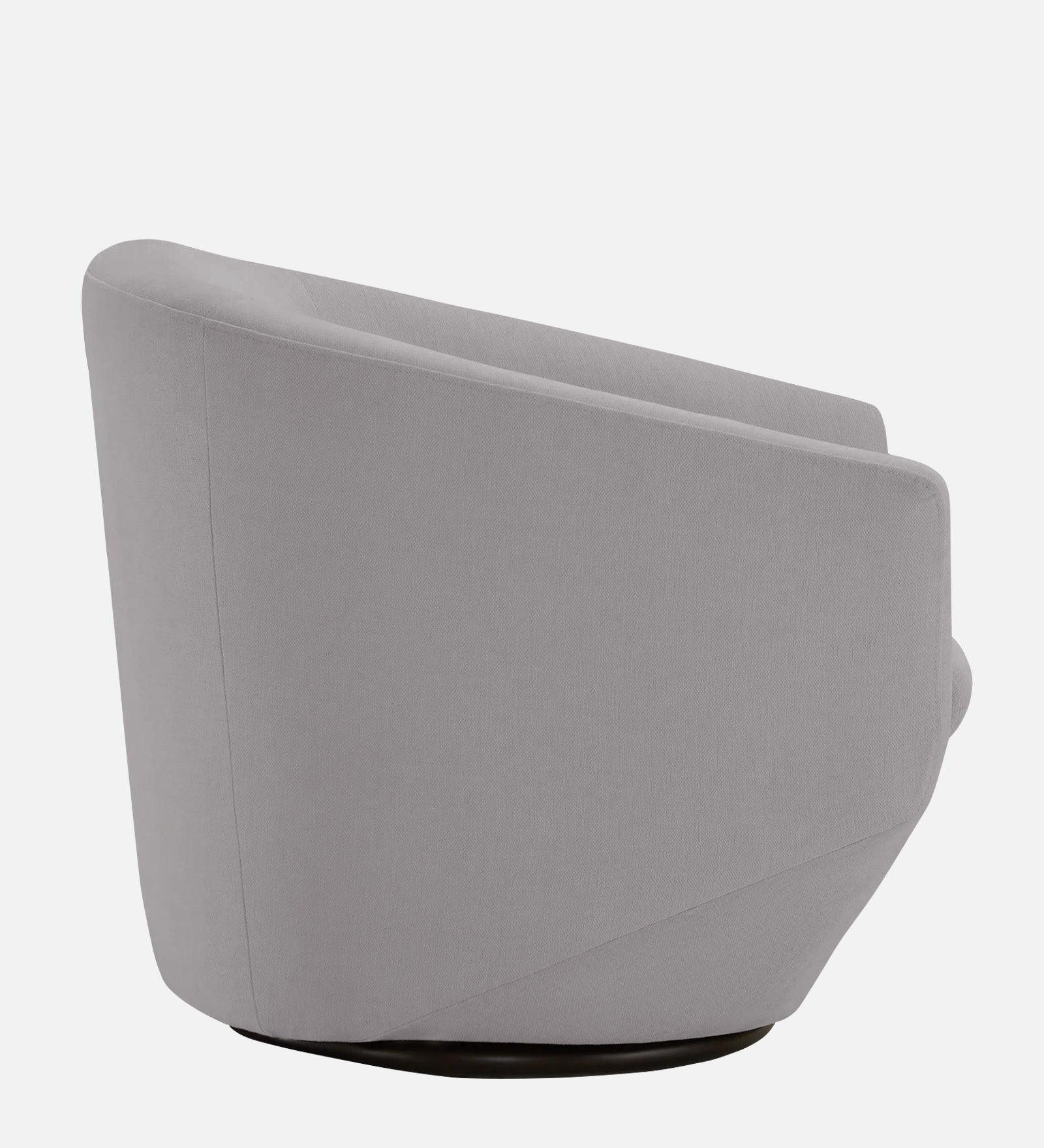 Haddie Velvet Swivel Chair In Concrete Grey Colour - Febonic Living