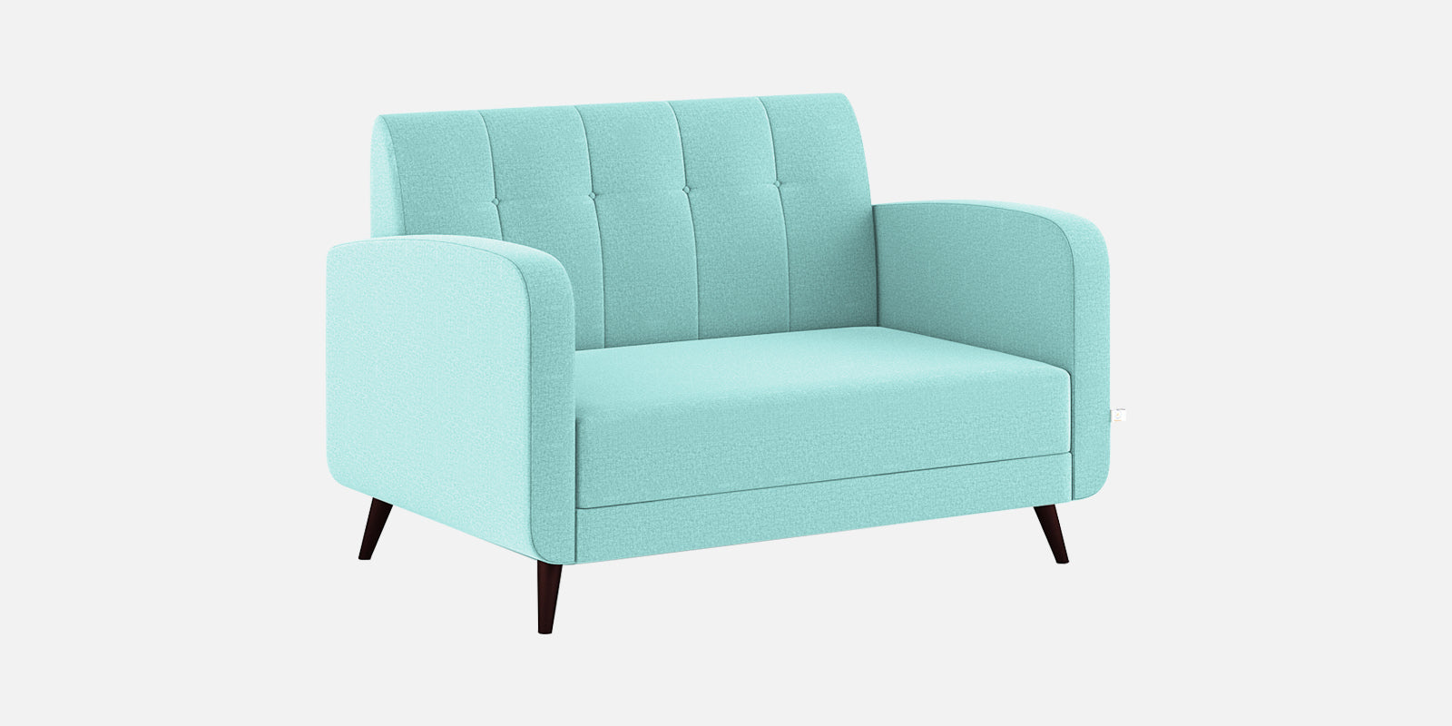 Wiki Velvet 2 Seater Sofa In Barmunda Aqua Colour - Febonic Living
