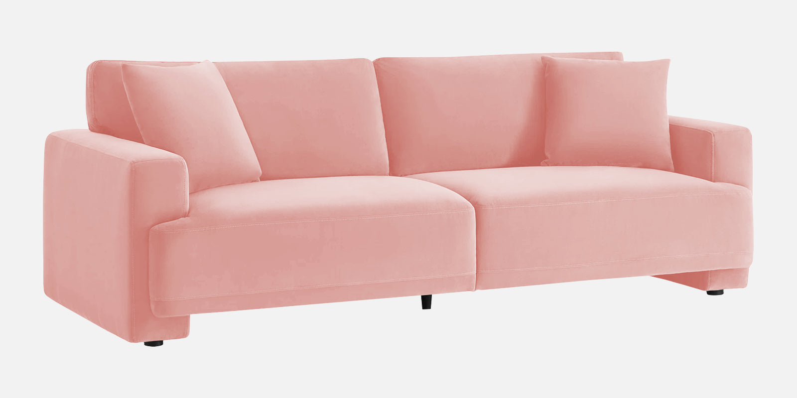 Kosta Velvet 3 Seater Sofa in Millennial Pink Colour