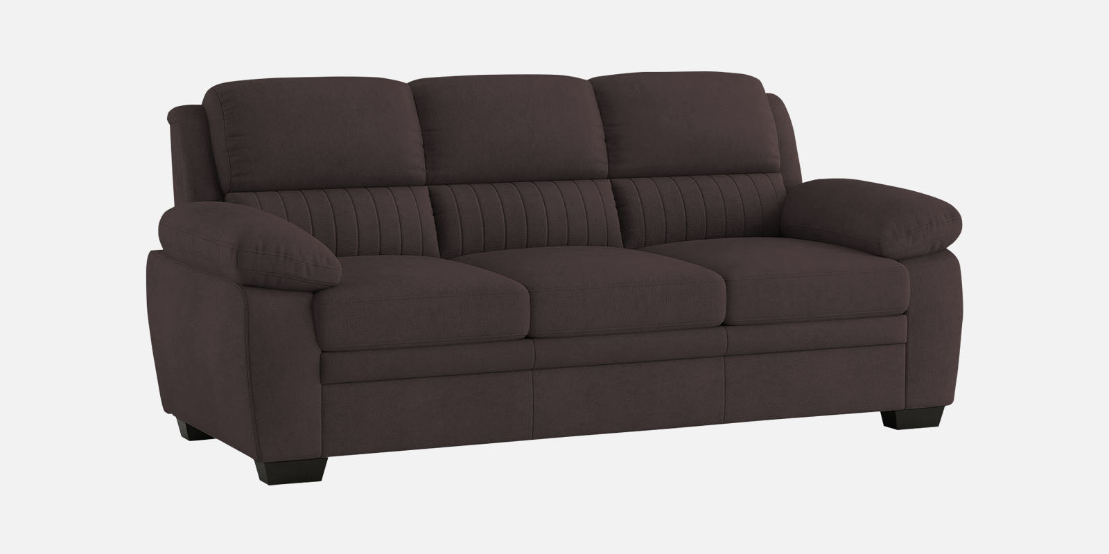Miranda Velvet 3 Seater Sofa In Mocha Brown Colour - Febonic Living