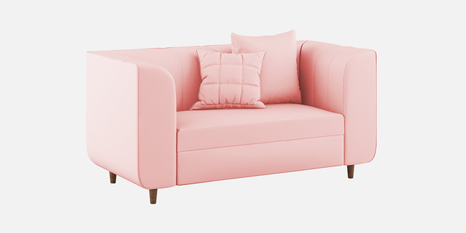 Sumo Velvet 2 Seater Sofa In Millennial Pink Colour - Febonic Living