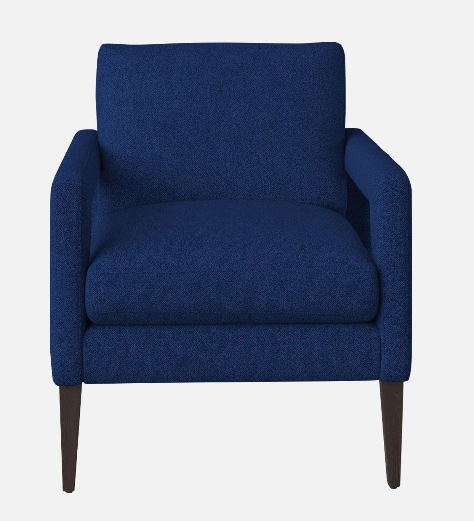 Olsen Fabric Arm Chair In Royal Blue Colour - Febonic Living
