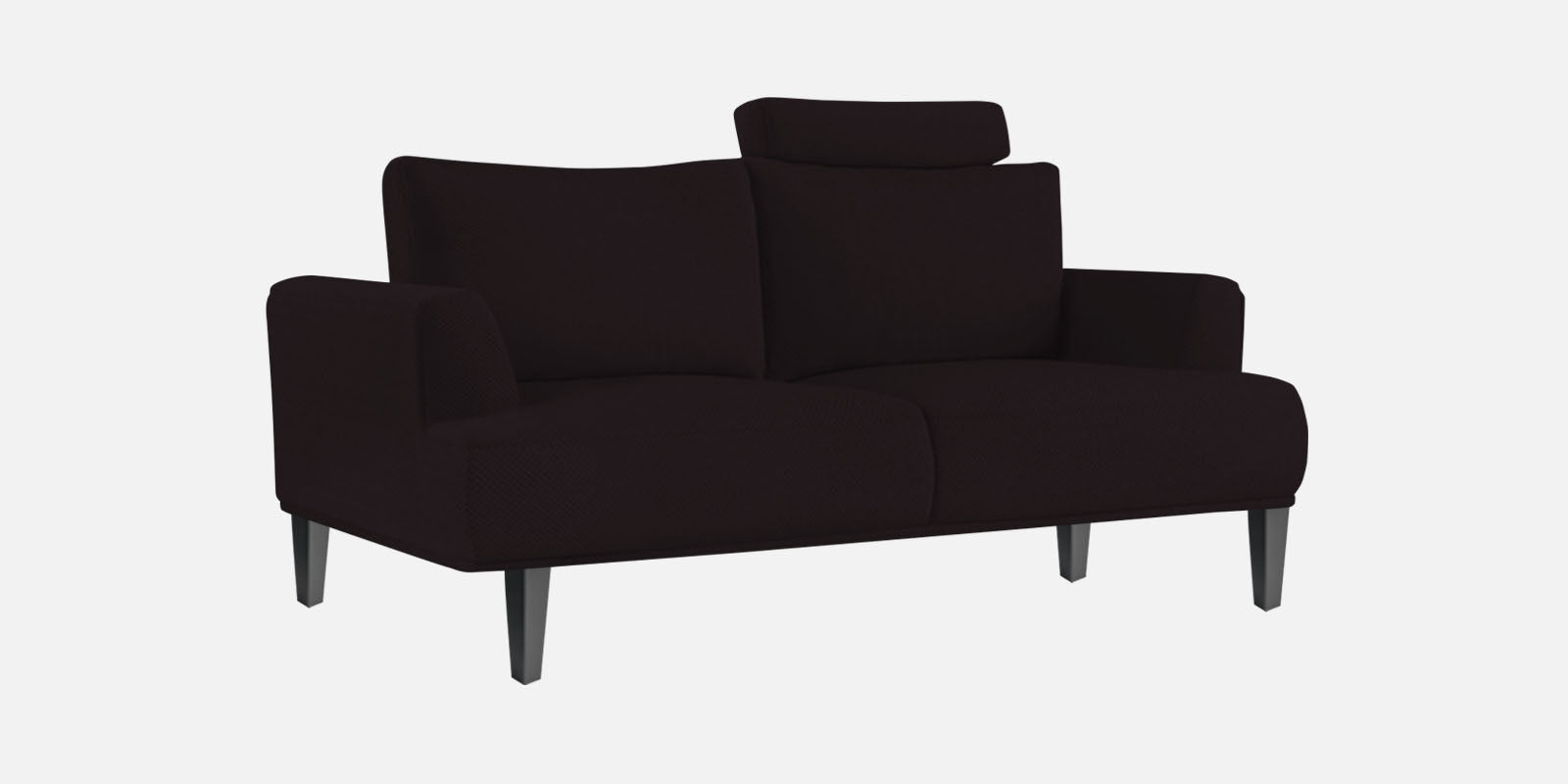 Como Fabric 2 Seater Sofa In Cara Brown Colour - Febonic Living
