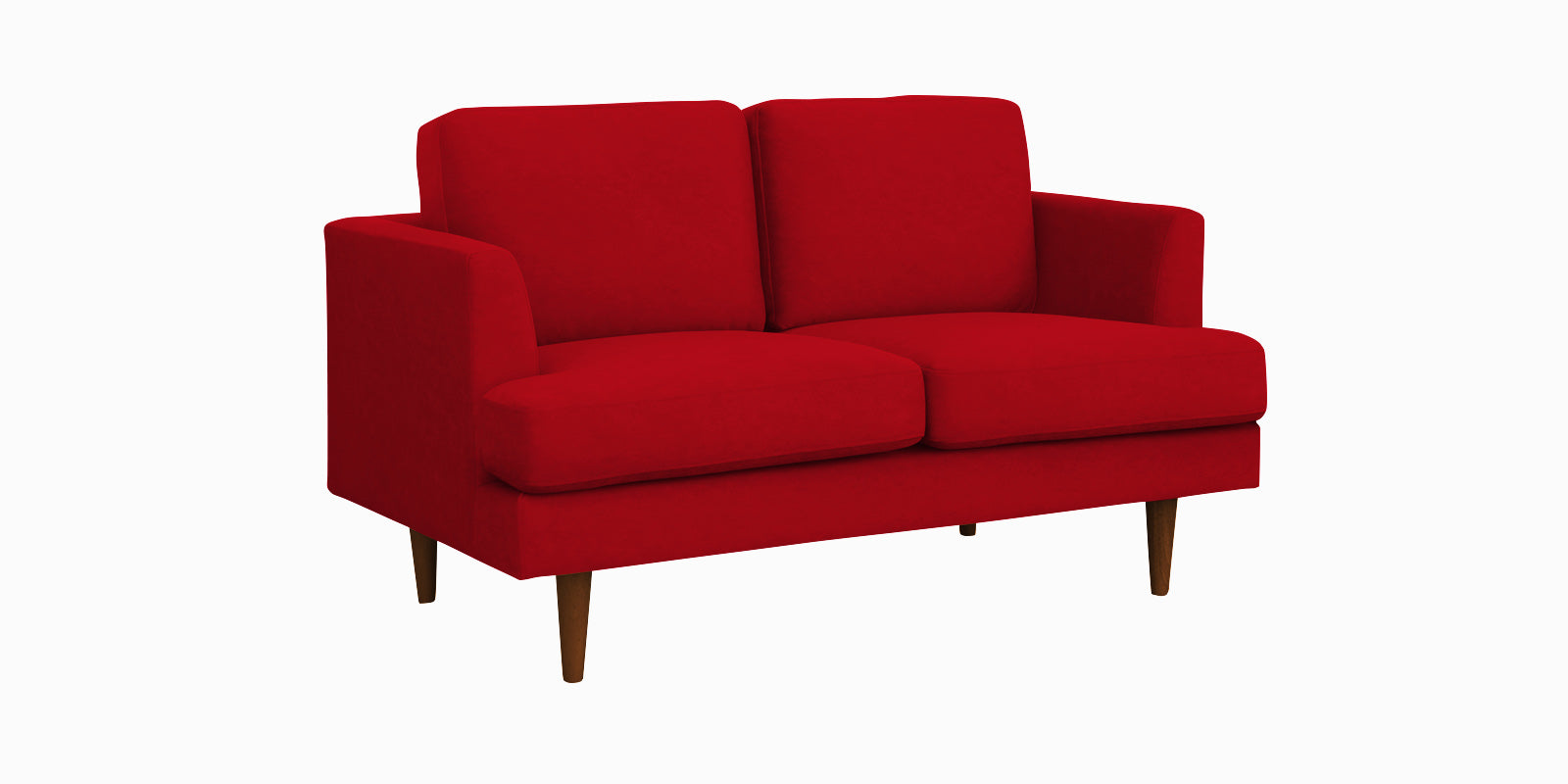 Motra Velvet 2 Seater Sofa In Berry Maroon Colour - Febonic Living