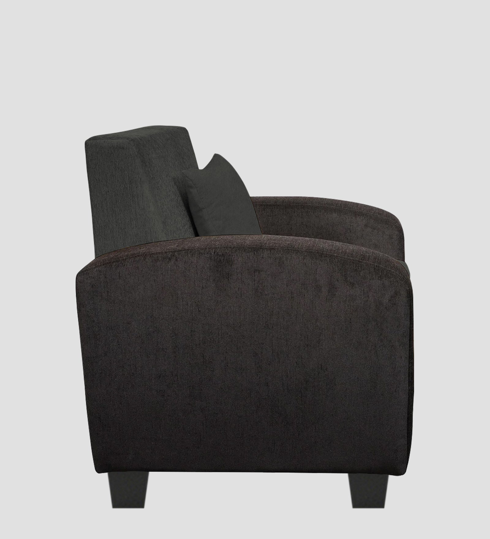 Alex Fabric 1 Seater Sofa In Charcoal Grey Colour - Febonic Living