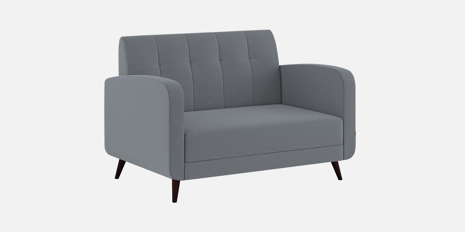 Wiki Velvet 2 Seater Sofa In Pubble Grey Colour - Febonic Living