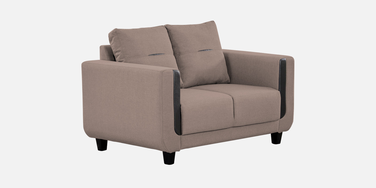 Perry Fabric 2 Seater Sofa In kadhi beige Colour - Febonic Living
