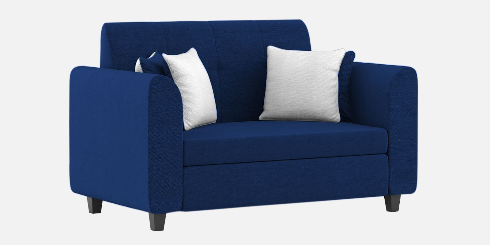 Denmark Fabric 2 Seater Sofa In Royal Blue Colour - Febonic Living