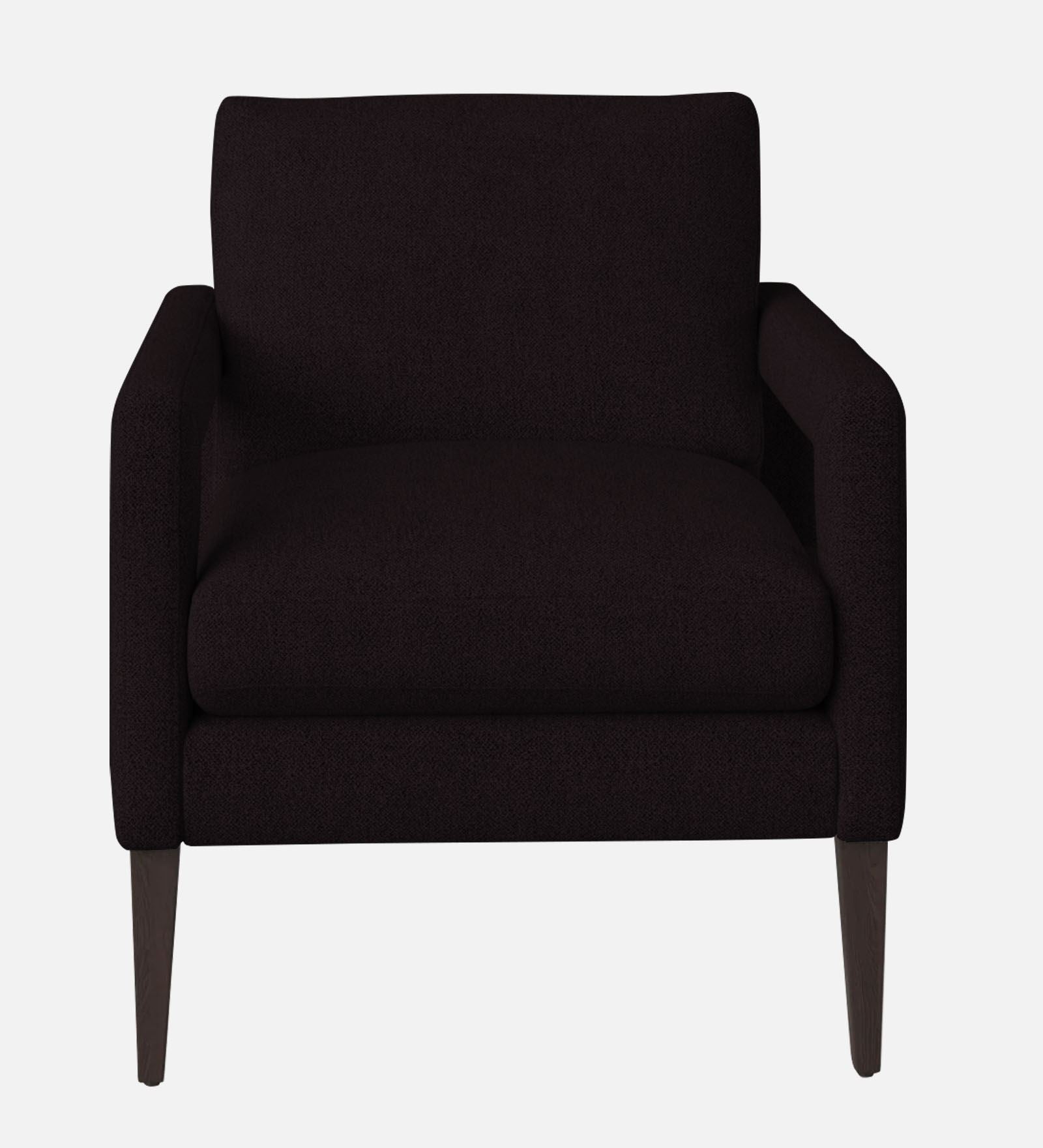 Olsen Fabric Arm Chair In Cara Brown Colour - Febonic Living