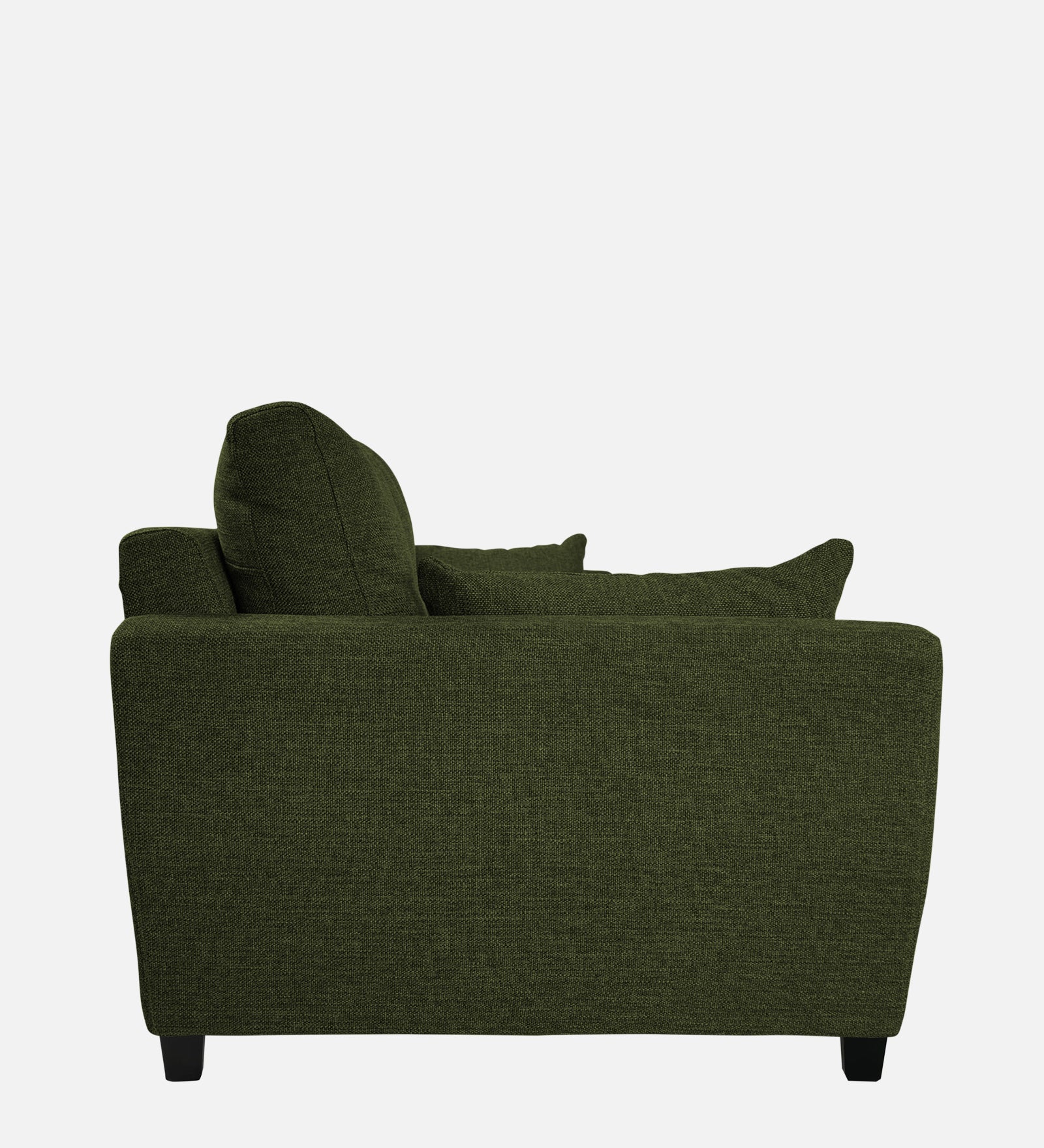 Mario Fabric 1 Seater Sofa In Olive Green Colour - Febonic Living